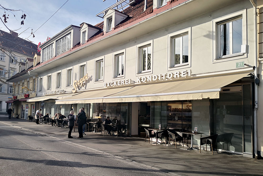 Jakominiplatz Graz - Sorger - Bäckerei Cafe Konditorei Restaurant